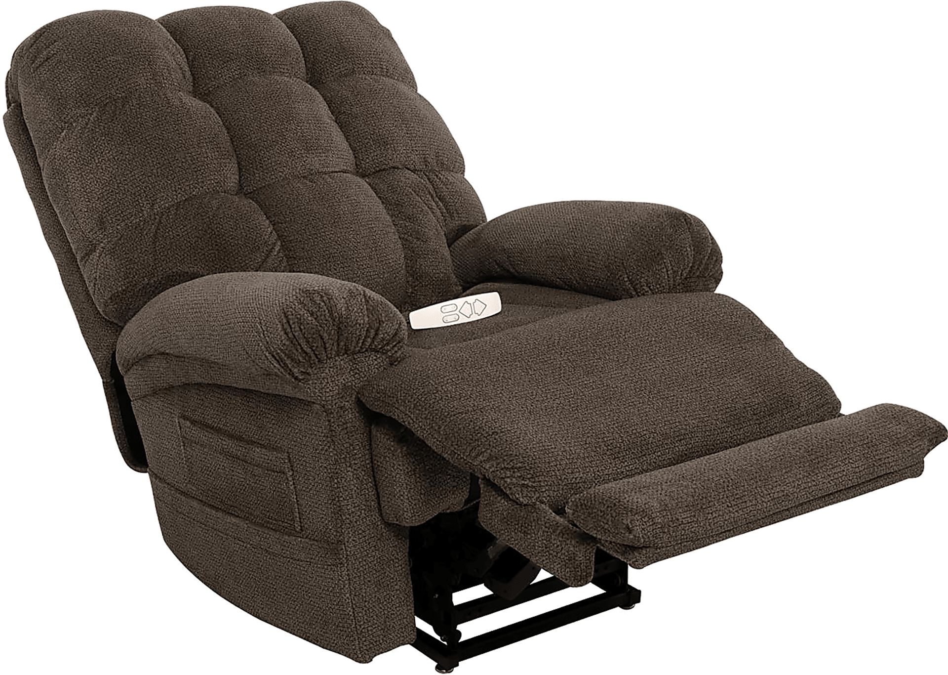 Saisha Dark Brown Lift Recliner - Image 4
