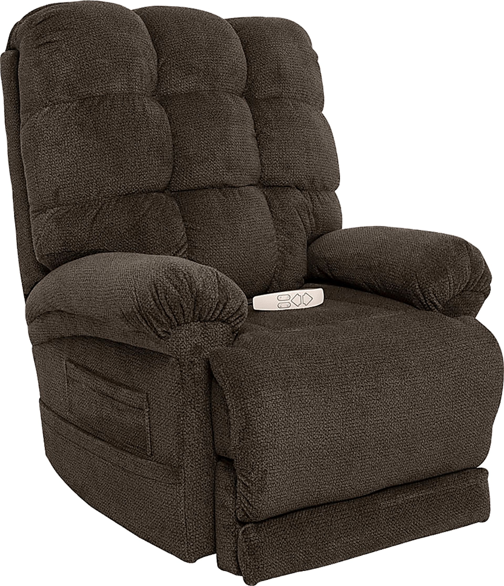 Saisha Dark Brown Lift Recliner - Image 1