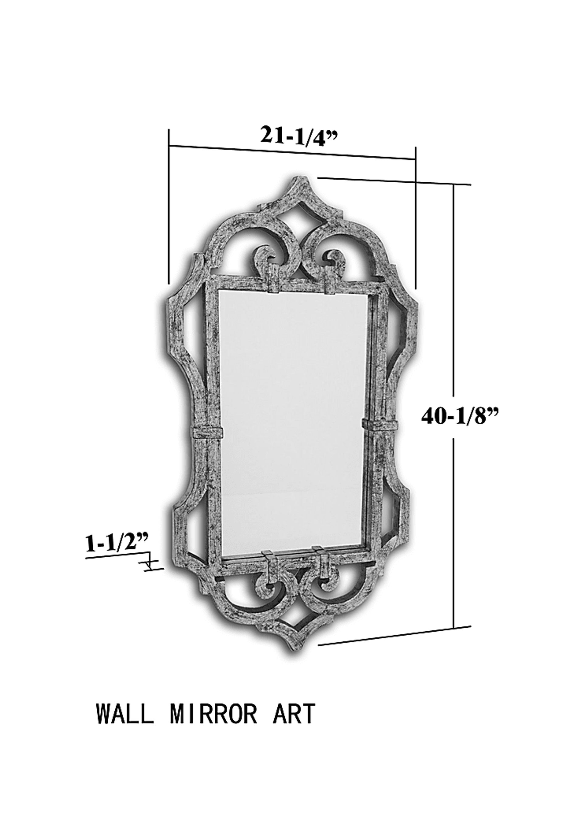 Sakia Gray Mirror - Image 4