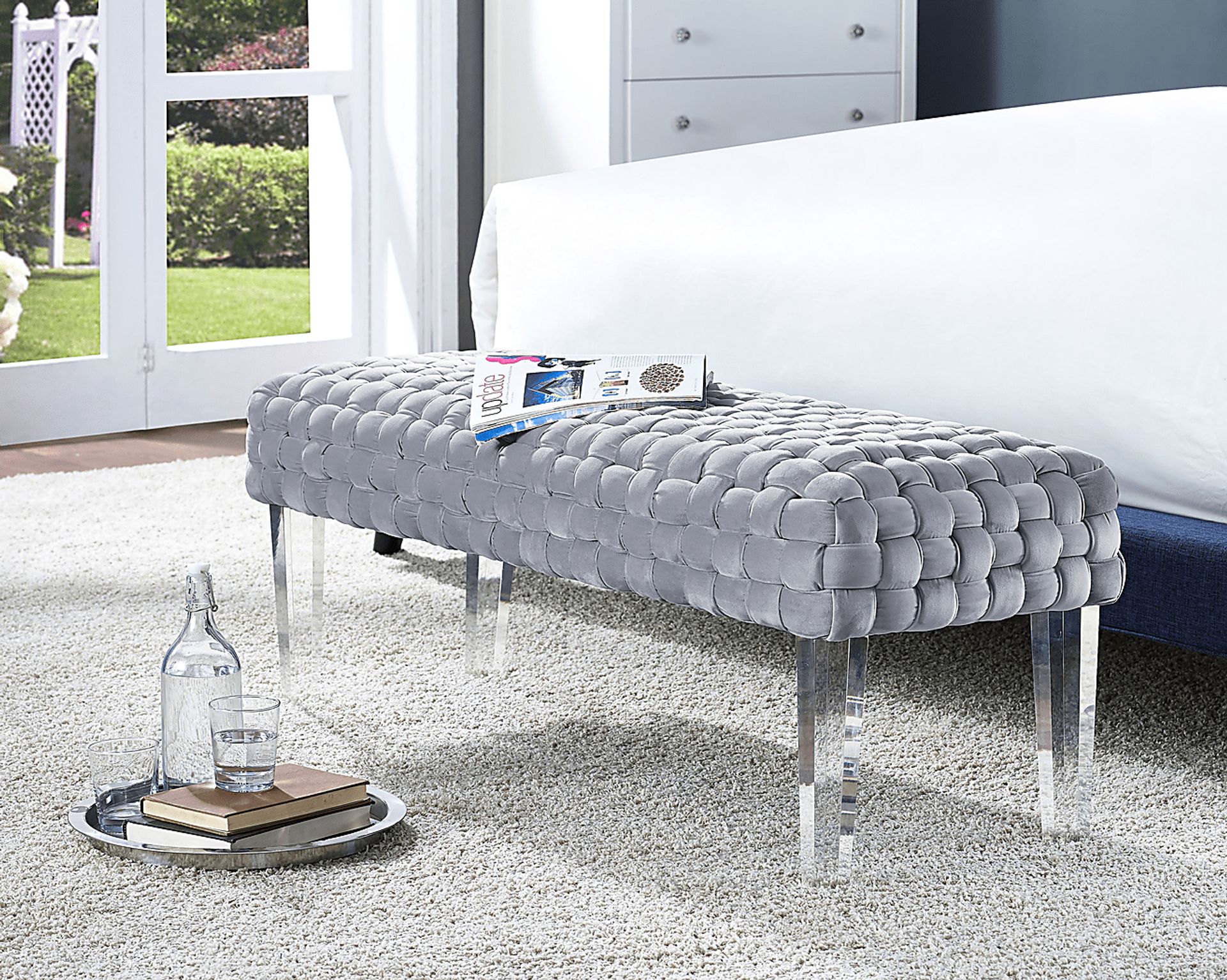 Sal Gray Bench - Image 2