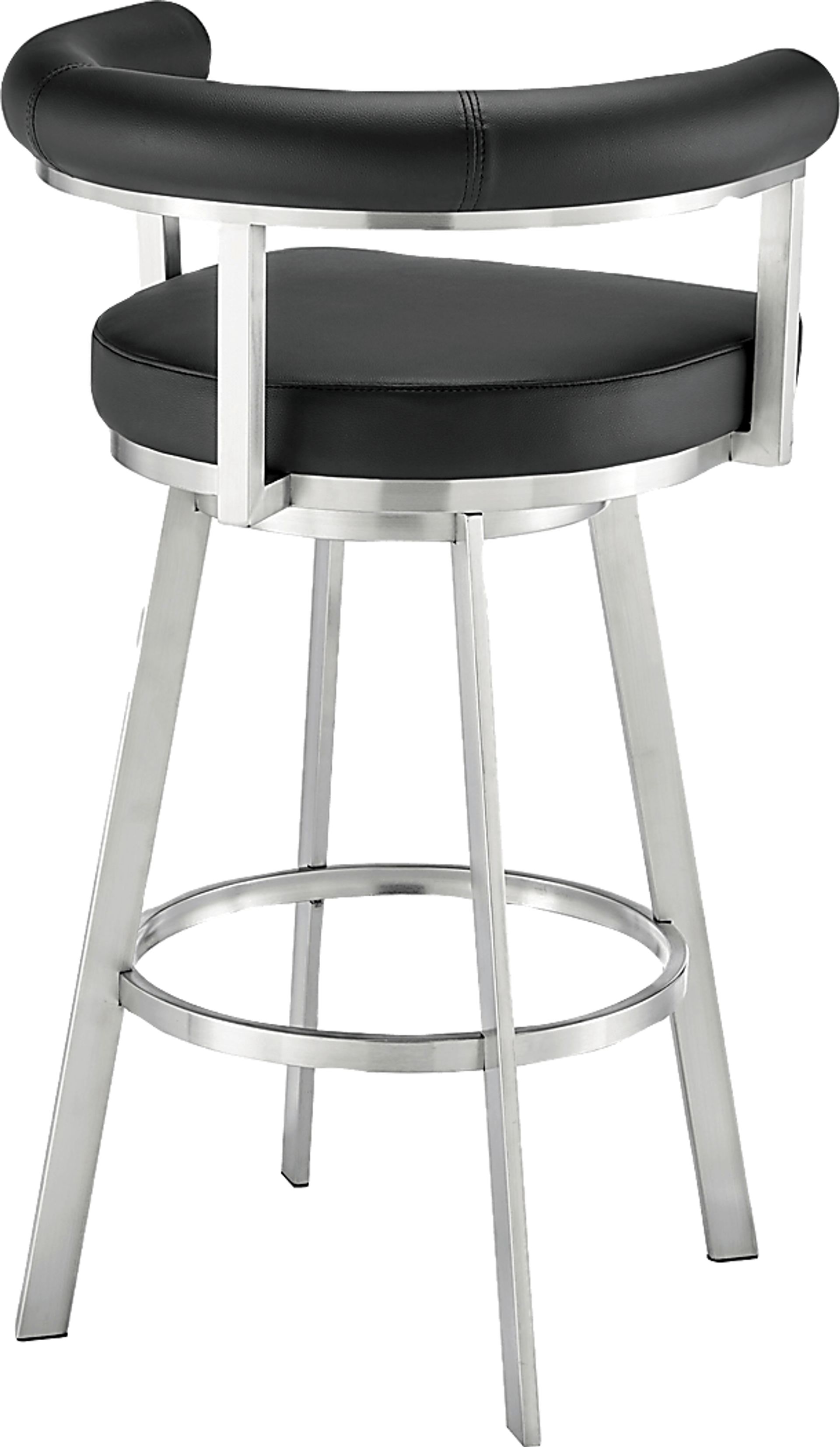 Salaignac Black Swivel Barstool - Image 4