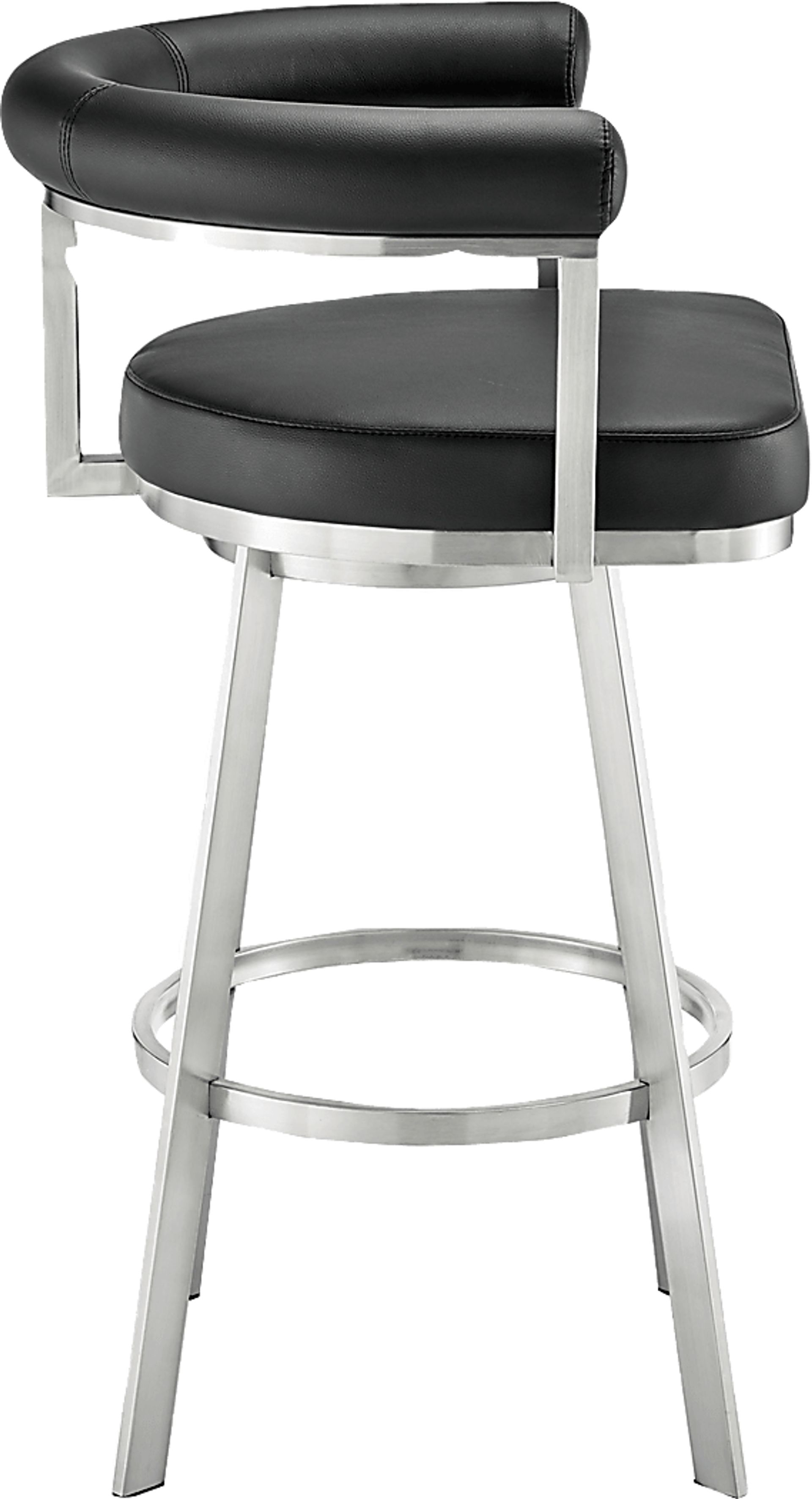 Salaignac Black Swivel Barstool - Image 5