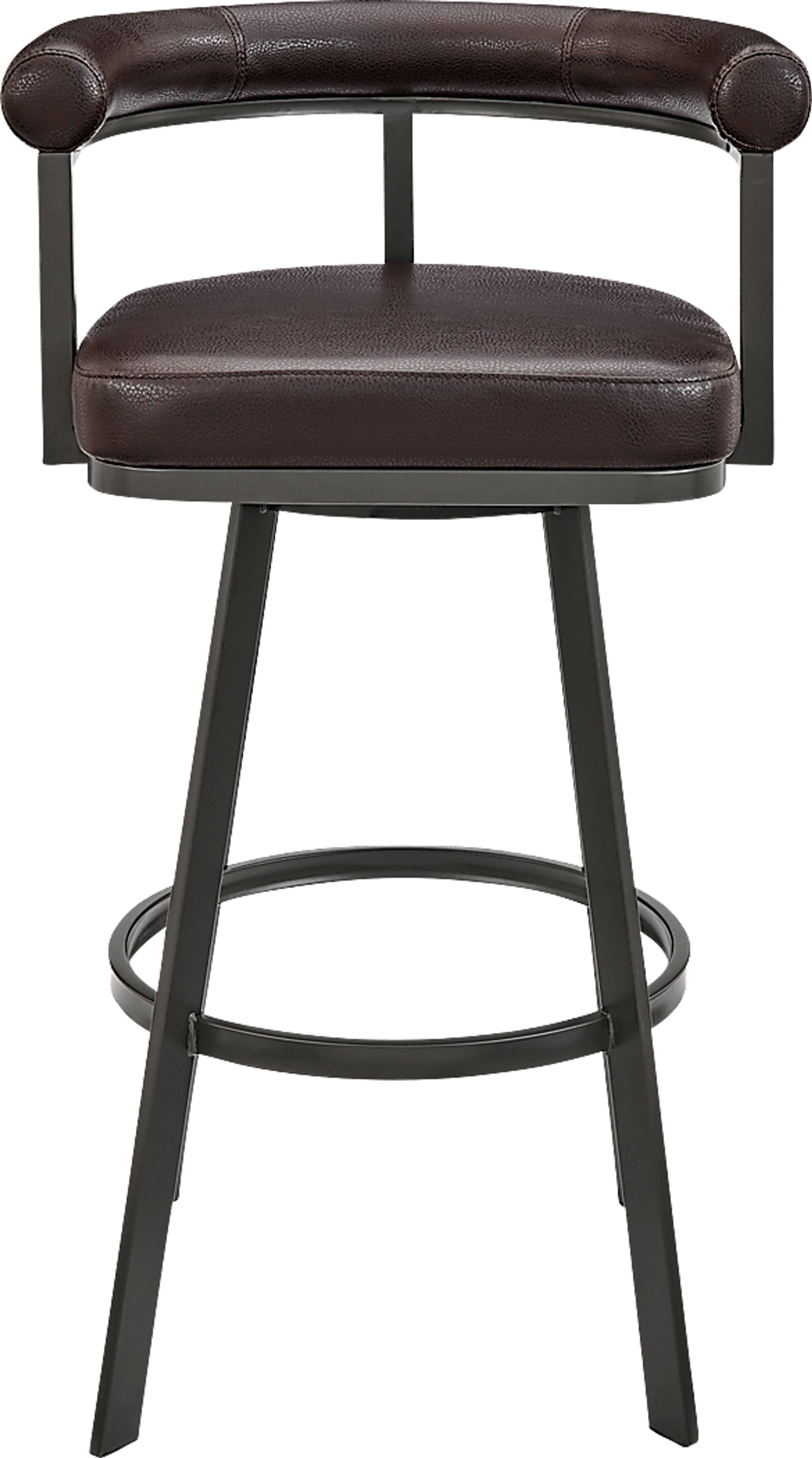 Salaignac Brown Swivel Counter Stool - Image 3