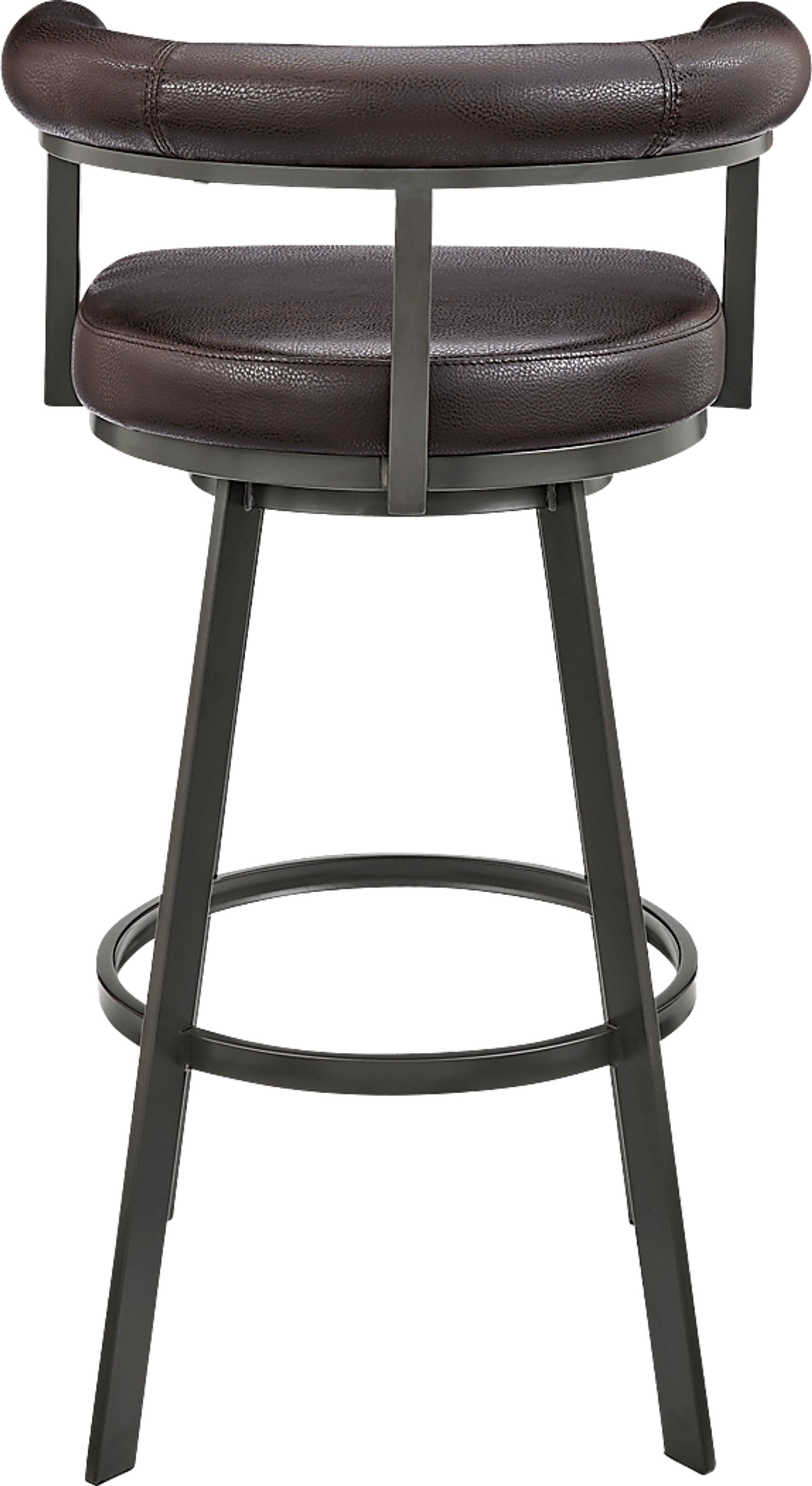 Salaignac Brown Swivel Counter Stool - Image 6