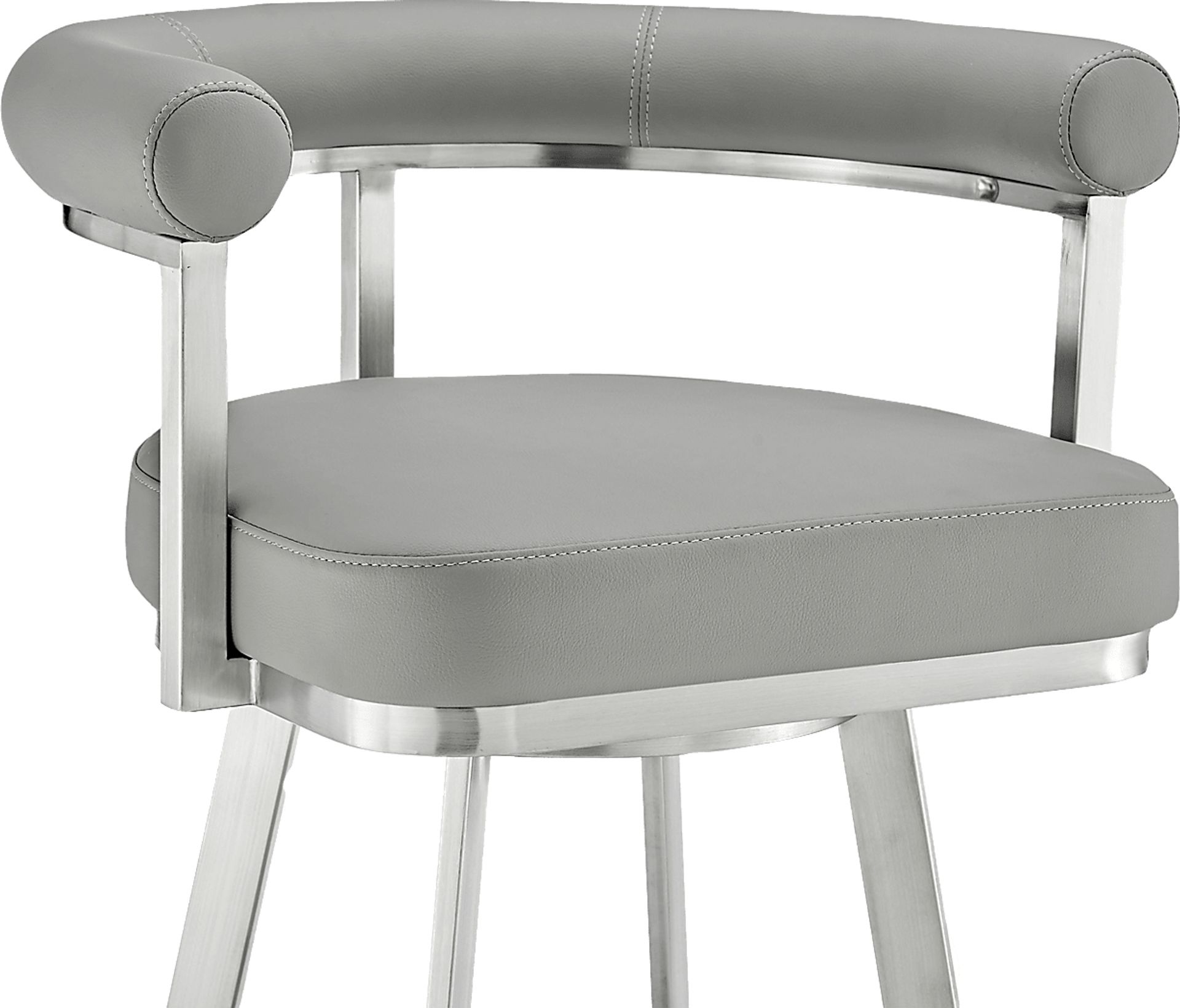 Salaignac Gray Swivel Barstool - Image 7