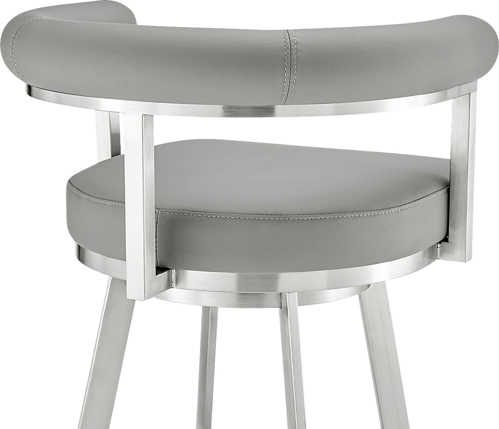 Salaignac Gray Swivel Barstool - Image 8