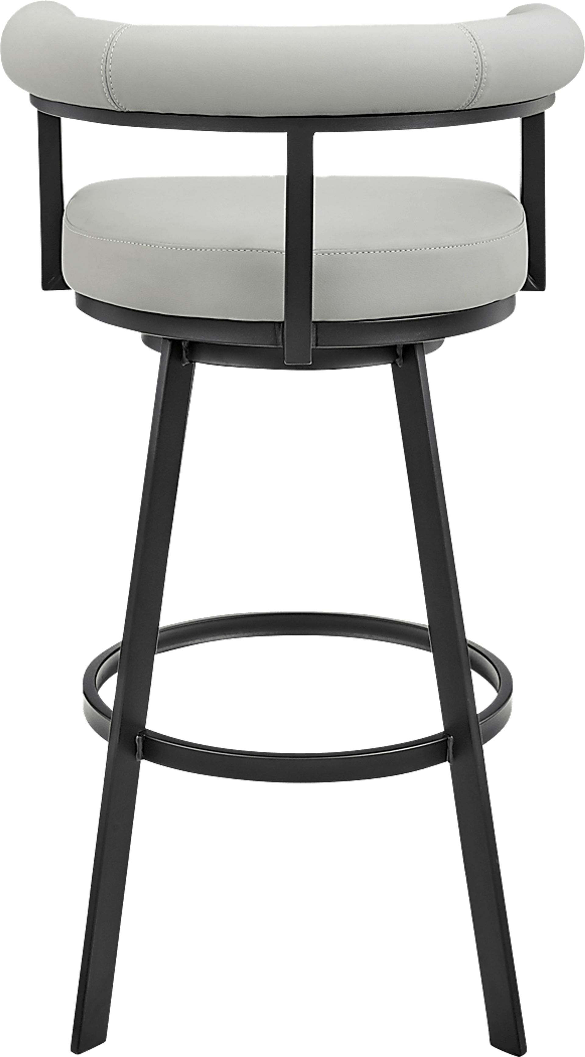 Salaignac Light Gray Swivel Barstool - Image 6