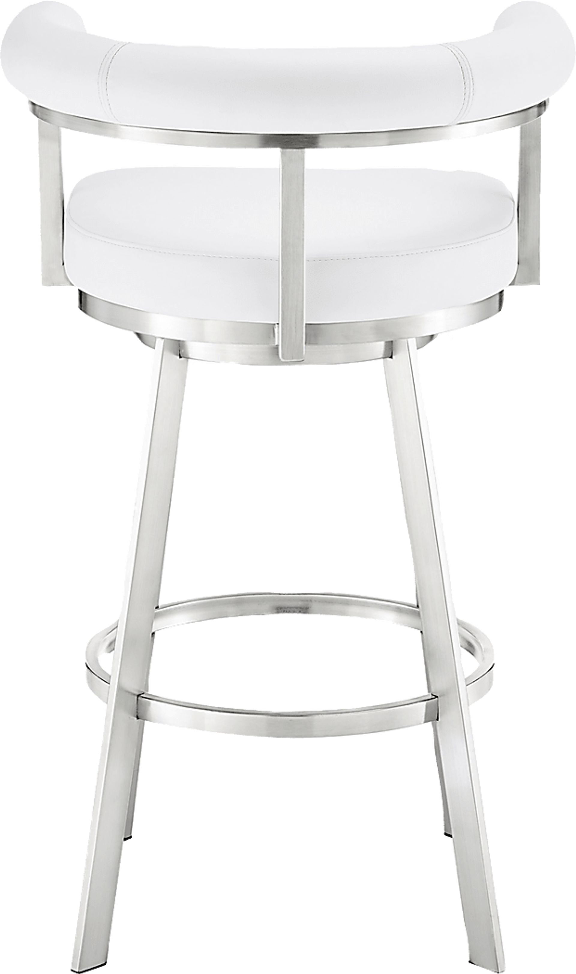 Salaignac White Swivel Barstool - Image 6
