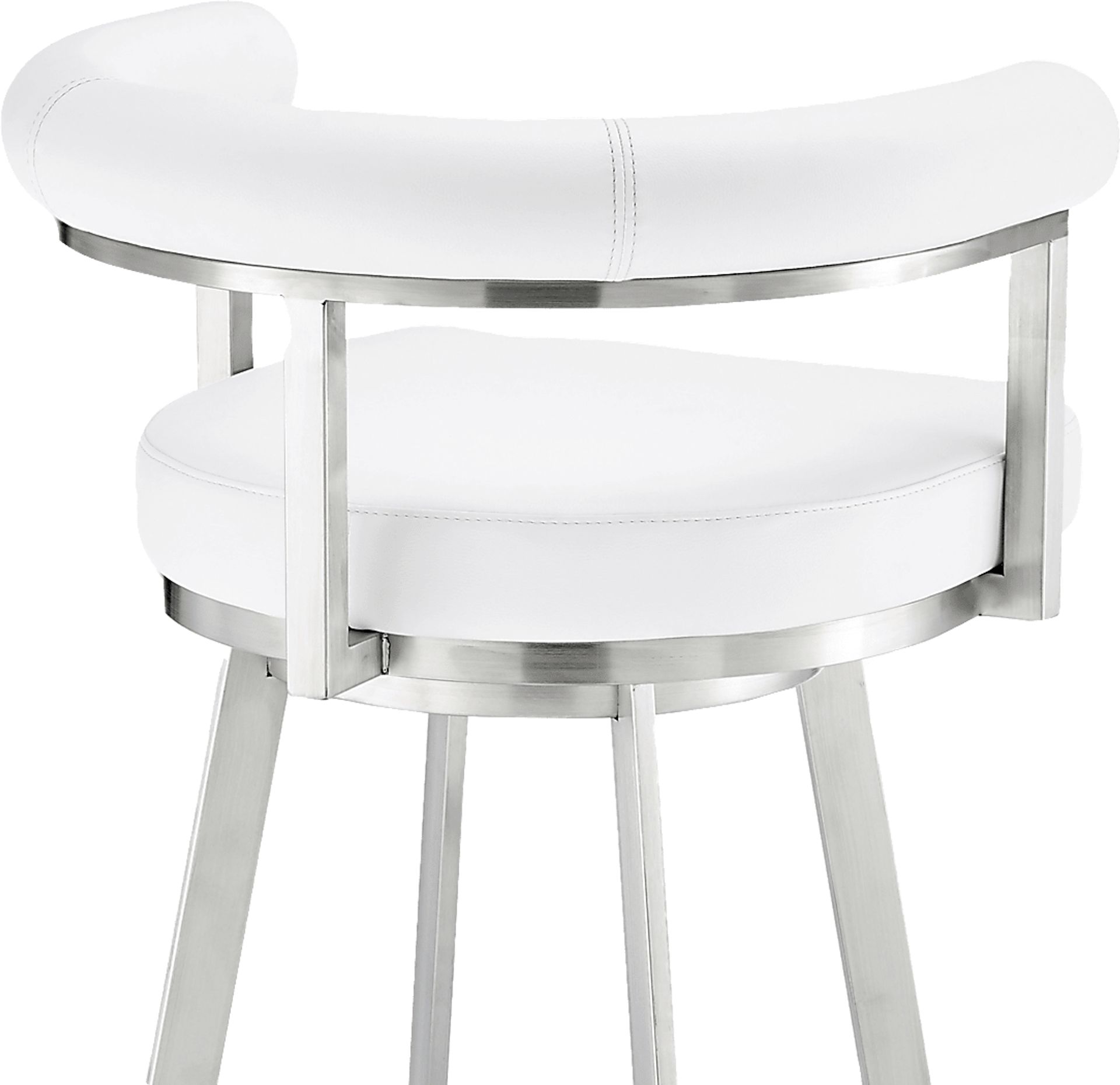 Salaignac White Swivel Counter Stool - Image 8