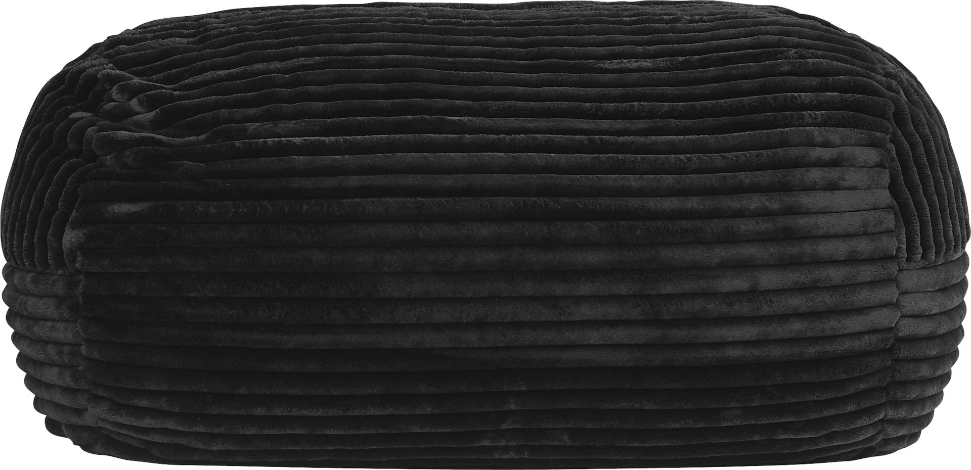 Saleia Black Large Bean Bag Lounger - Image 1