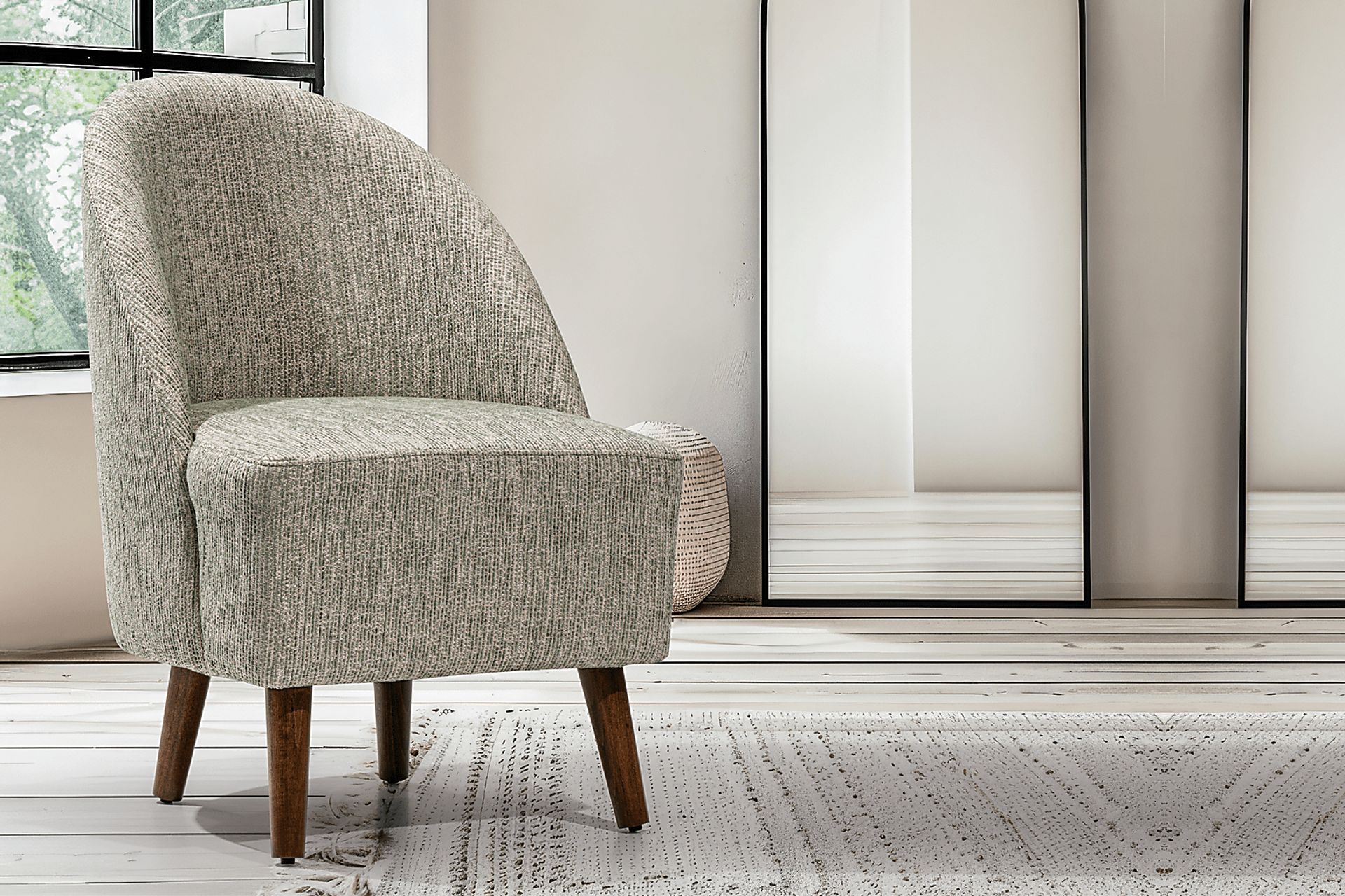 Salena Light Blue Accent Chair - Image 2