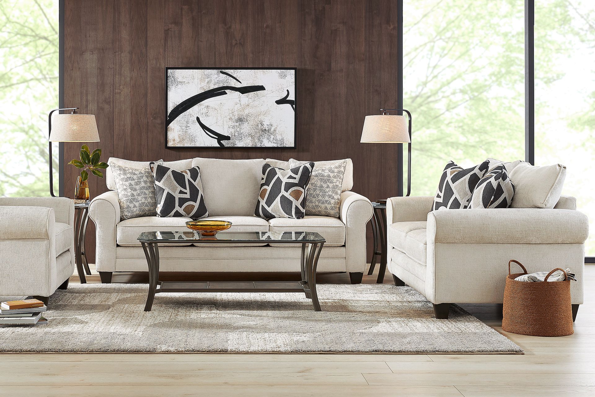 Salgado Beige 8 Pc Living Room - Image 1