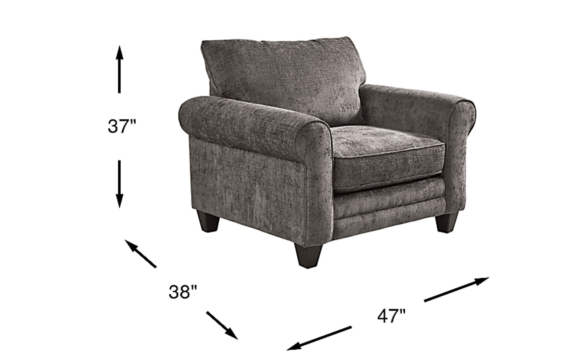 Dimension Image. Please refer to the Dimension Tab on this page for dimension details.