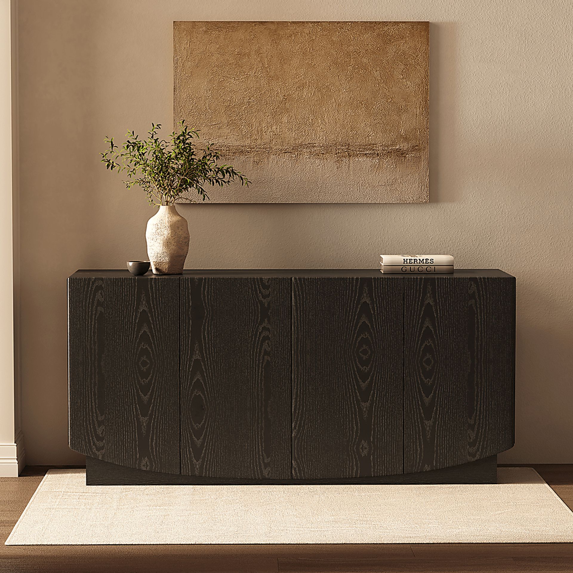 Salhu Black Sideboard - Image 4