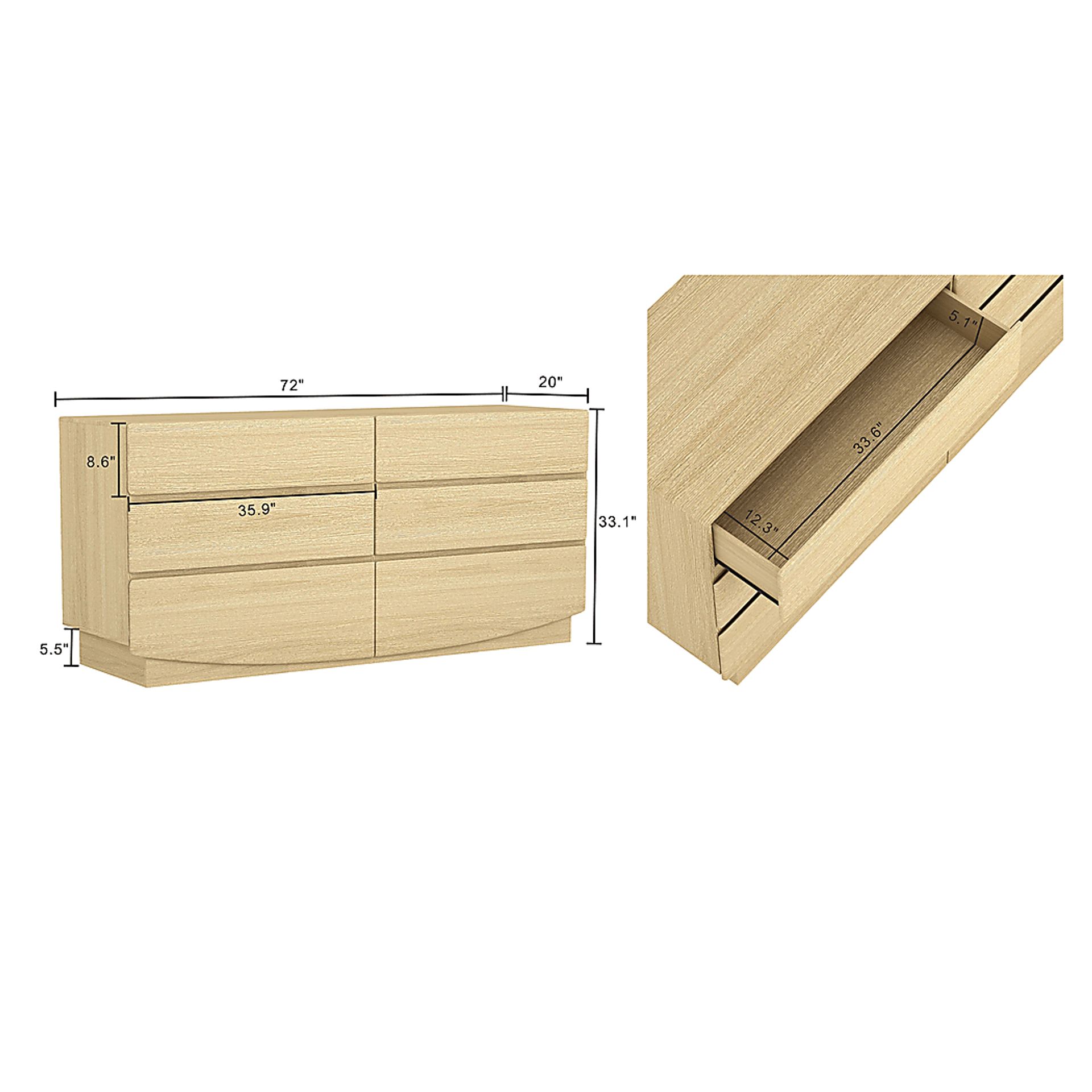 Salhu Natural Dresser - Image 7