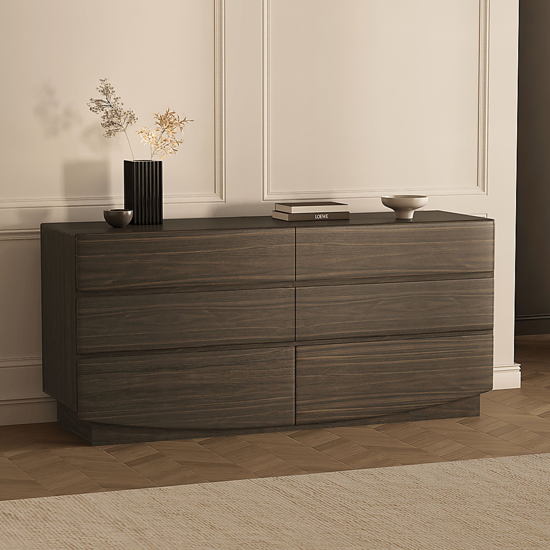 Salhu Walnut Dresser - Image 3