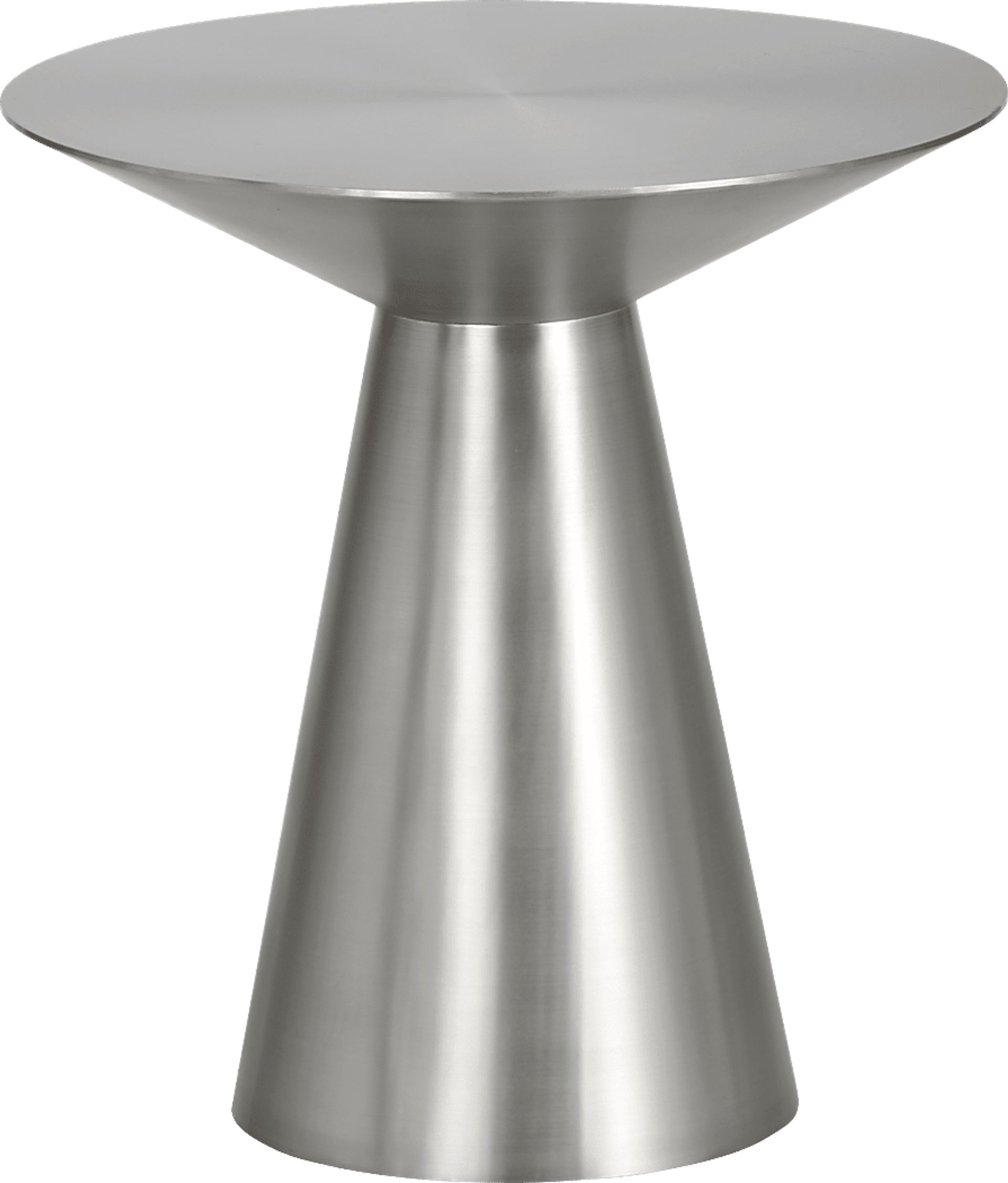 Saliba Silver Side Table - Image 1