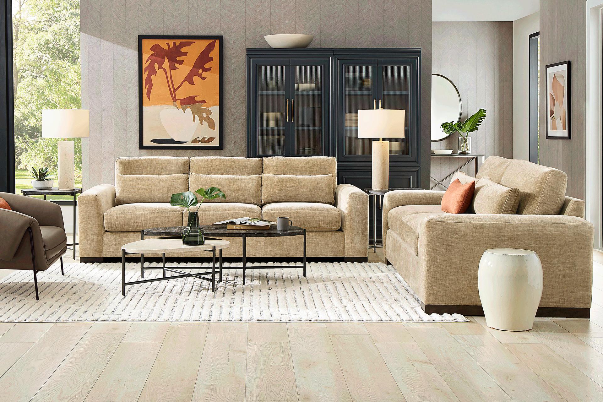 Salinas Putty 5 Pc Living Room