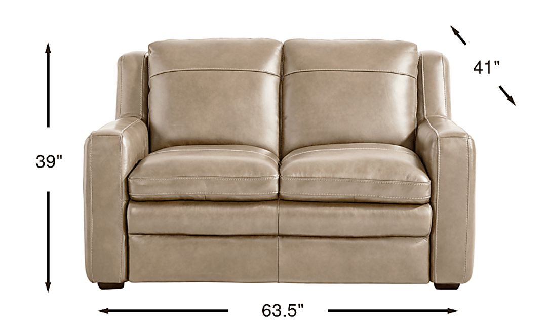 Salinger Leather Loveseat
