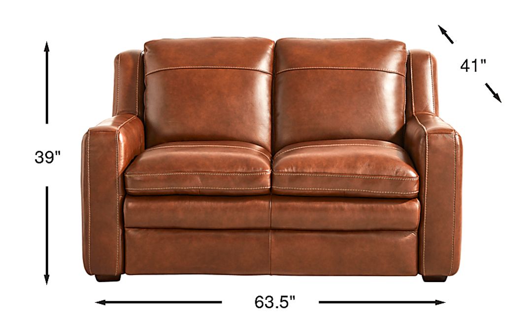 Salinger Leather Loveseat