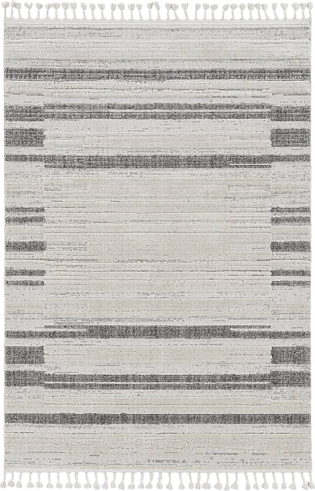 Salissea Gray 5'3 x 7'7 Rug - Thumbnail - Image 1