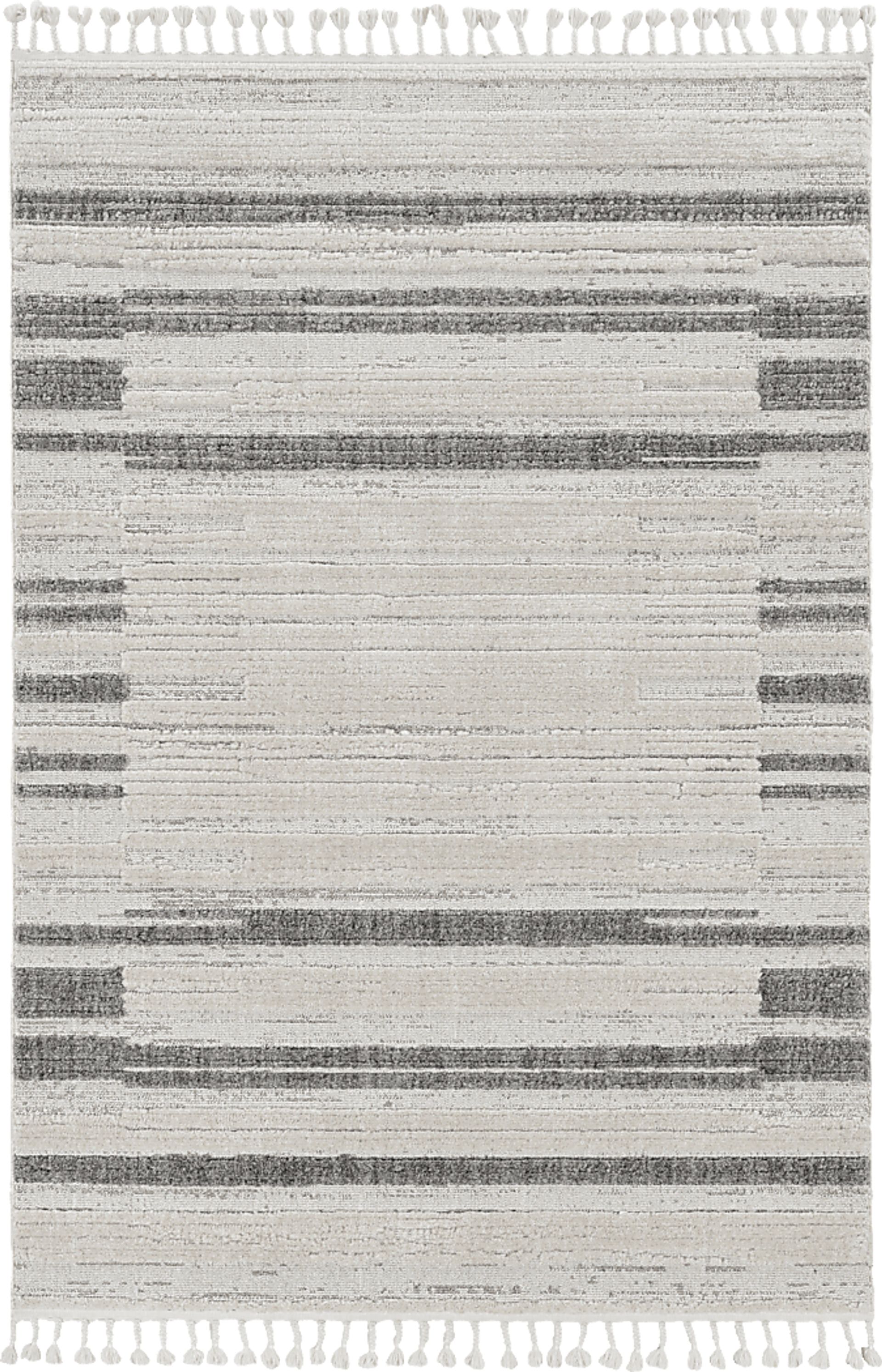 Salissea Gray 5'3 x 7'7 Rug - Image 1