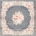 Salistry Gray/Pink 6'7 x 6'7 Square Rug