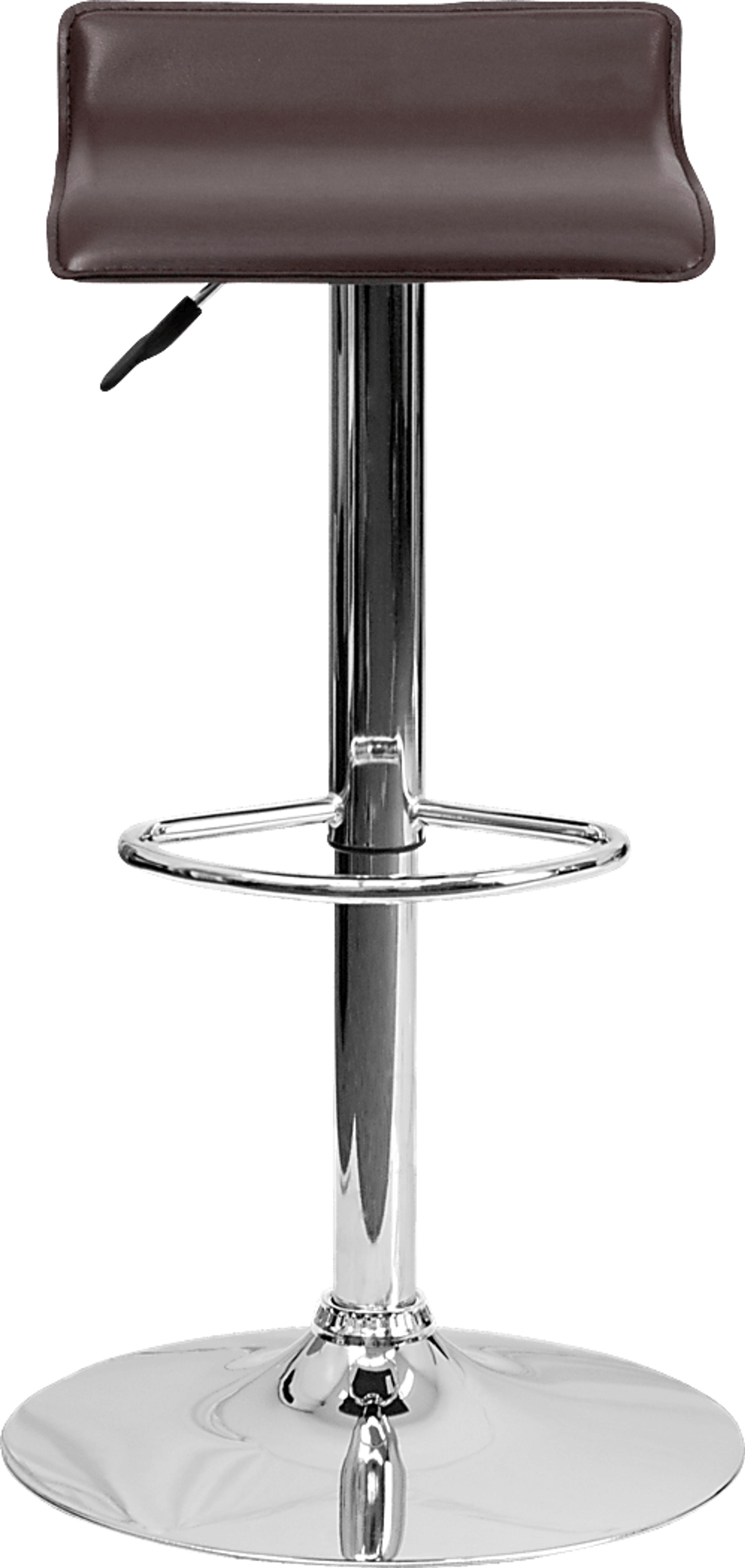 Salix Brown Adjustable Swivel Barstool - Image 2