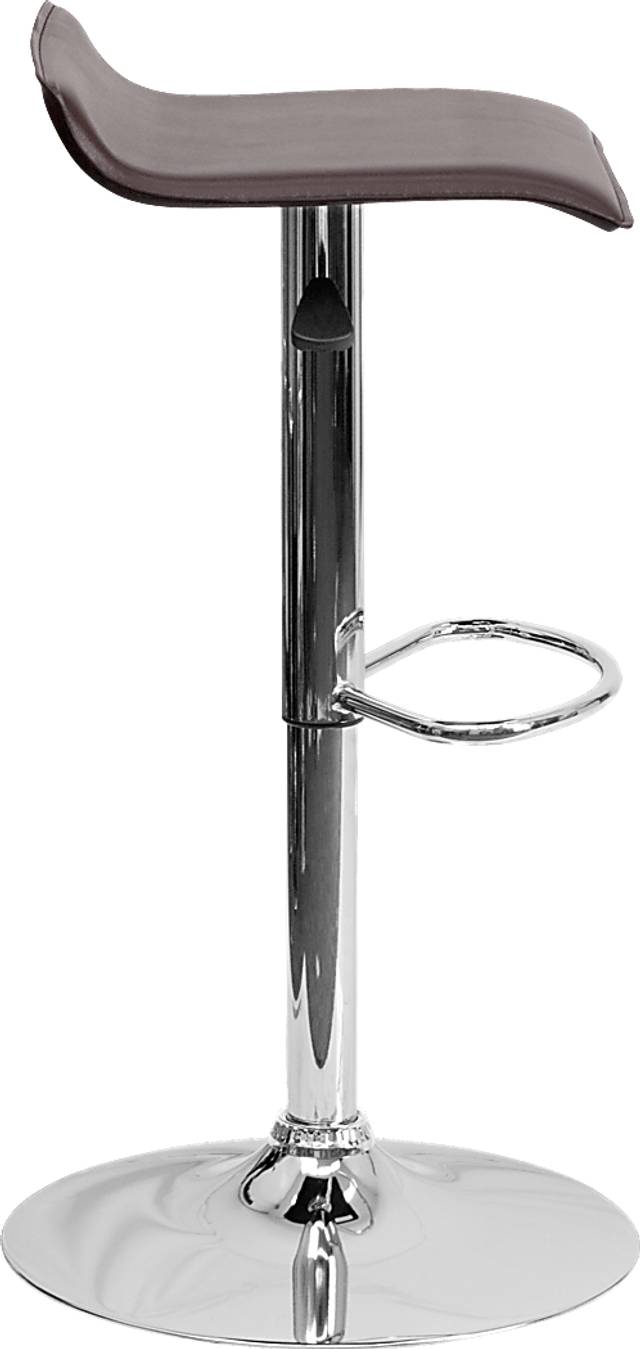 Salix Brown Adjustable Swivel Barstool - Thumbnail - Image 3
