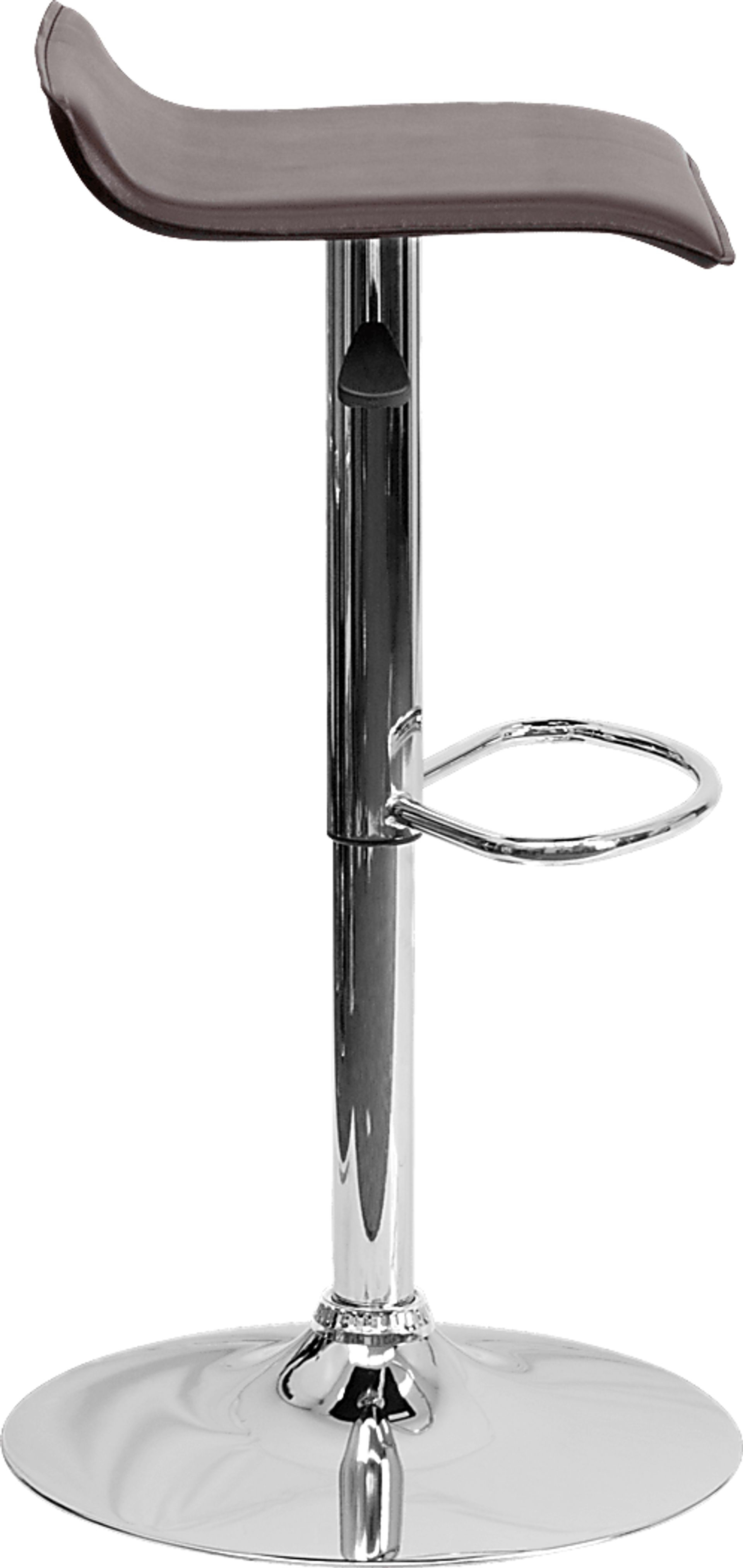 Salix Brown Adjustable Swivel Barstool - Image 3