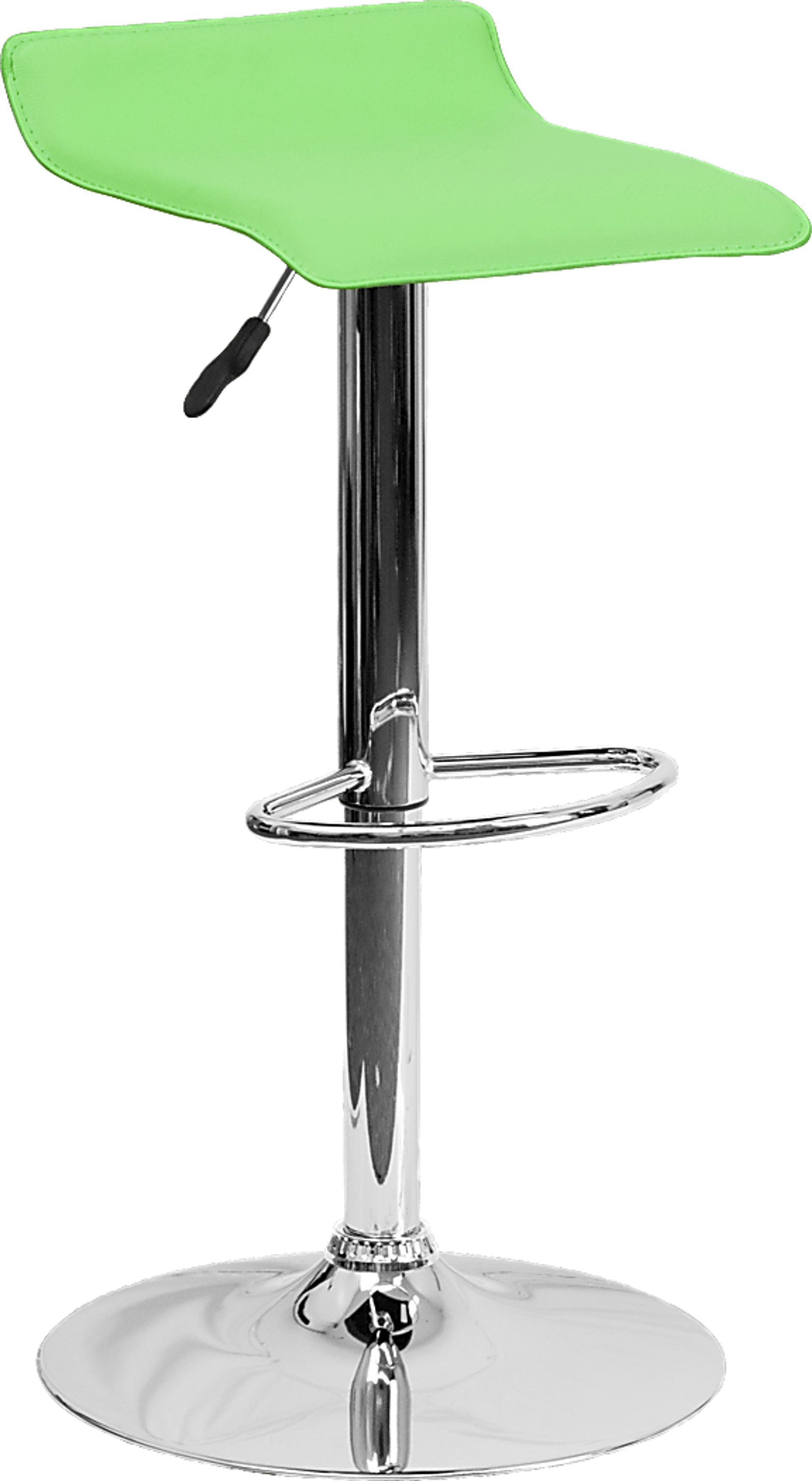 Salix Green Adjustable Swivel Barstool - Image 1