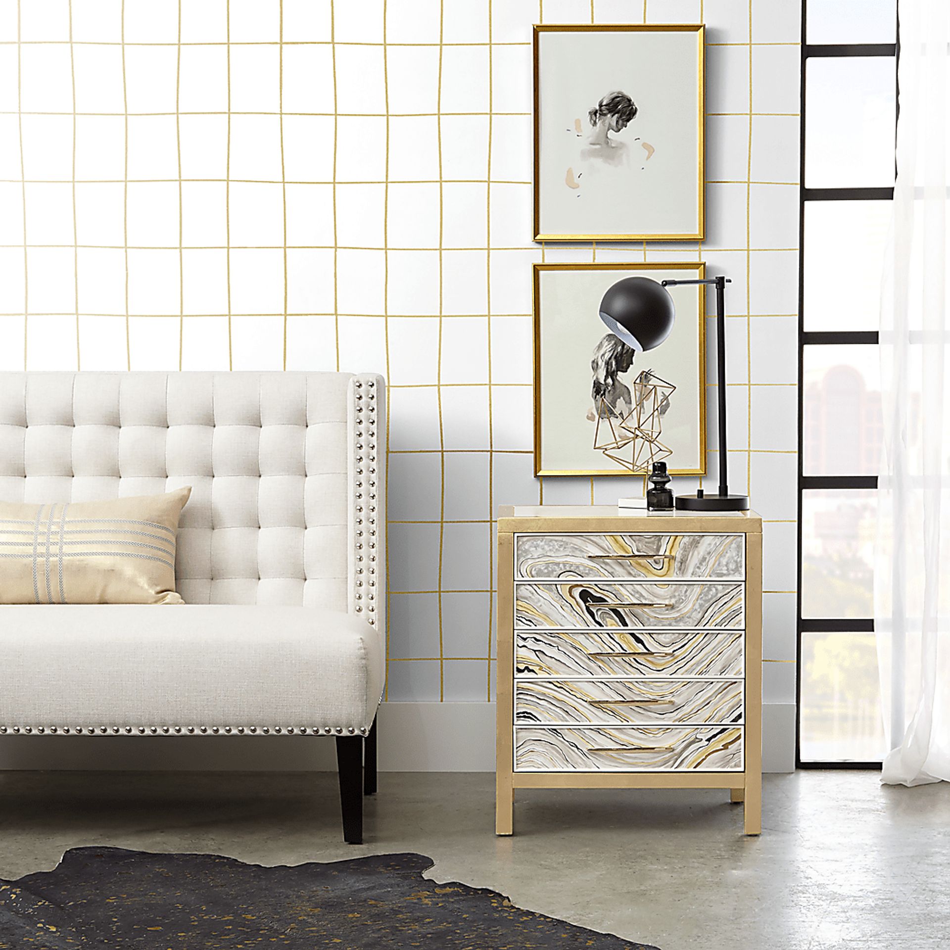 Sallee White Accent Cabinet - Image 8