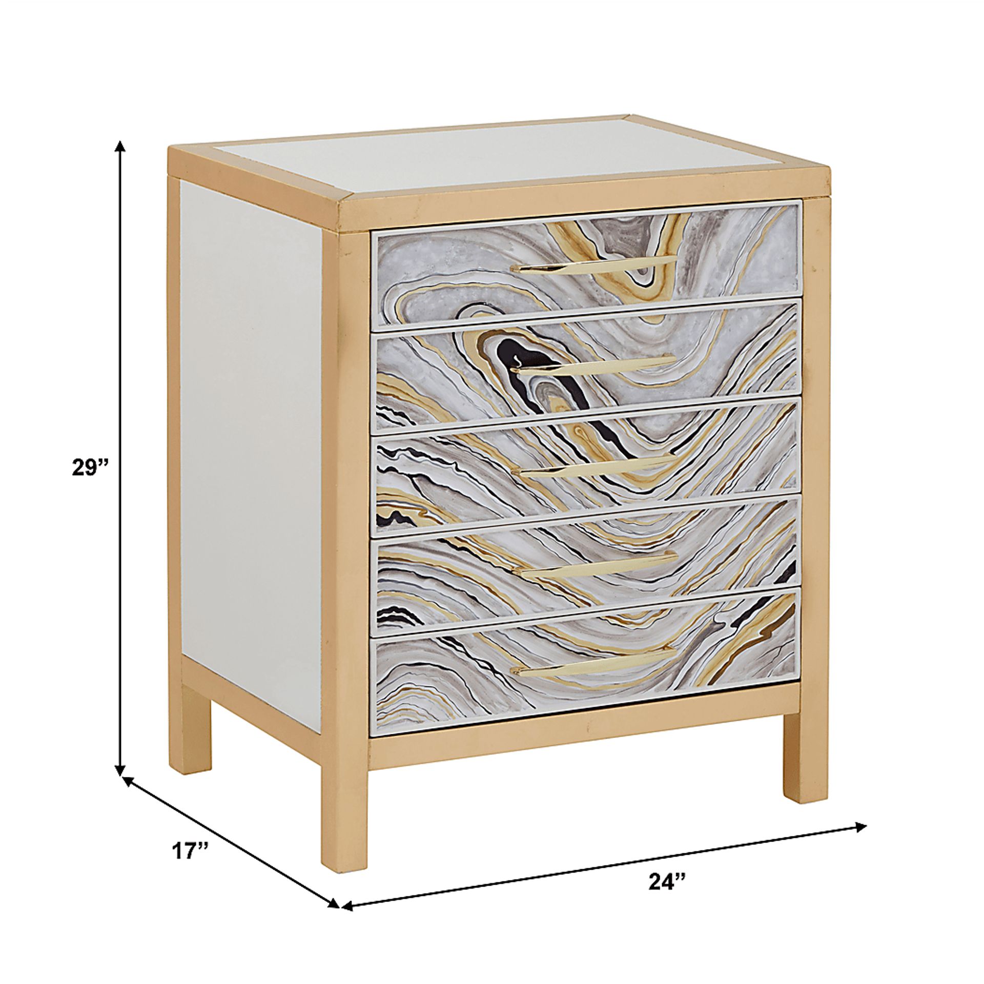 Sallee White Accent Cabinet - Image 9