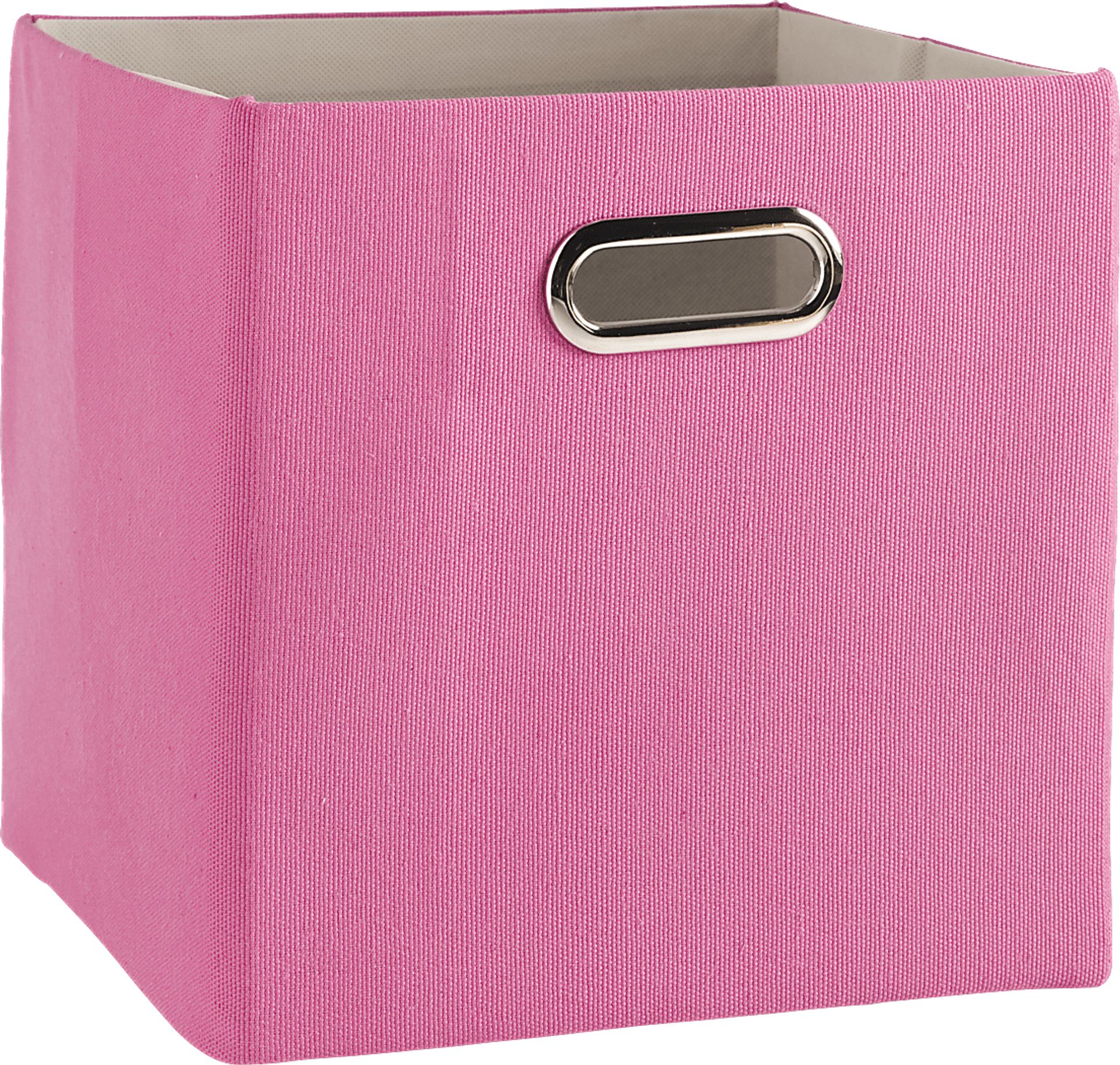 Kids Sally Anne Pink Solid Square Storage Bin - Image 1