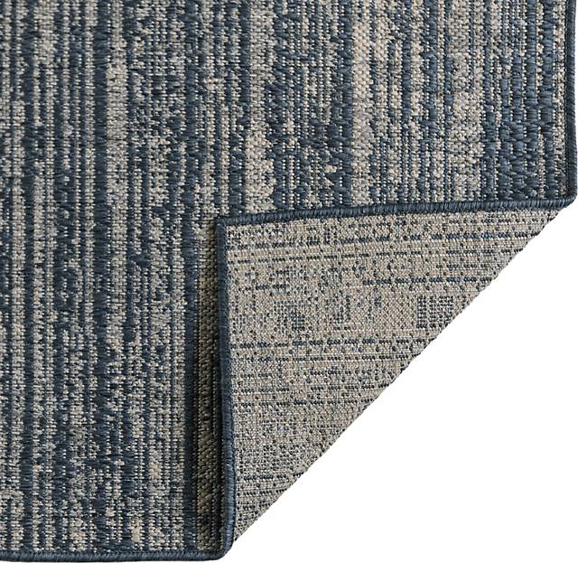 Salston Blue 5'3 x 8' Indoor/Outdoor Rug - Thumbnail - Image 3