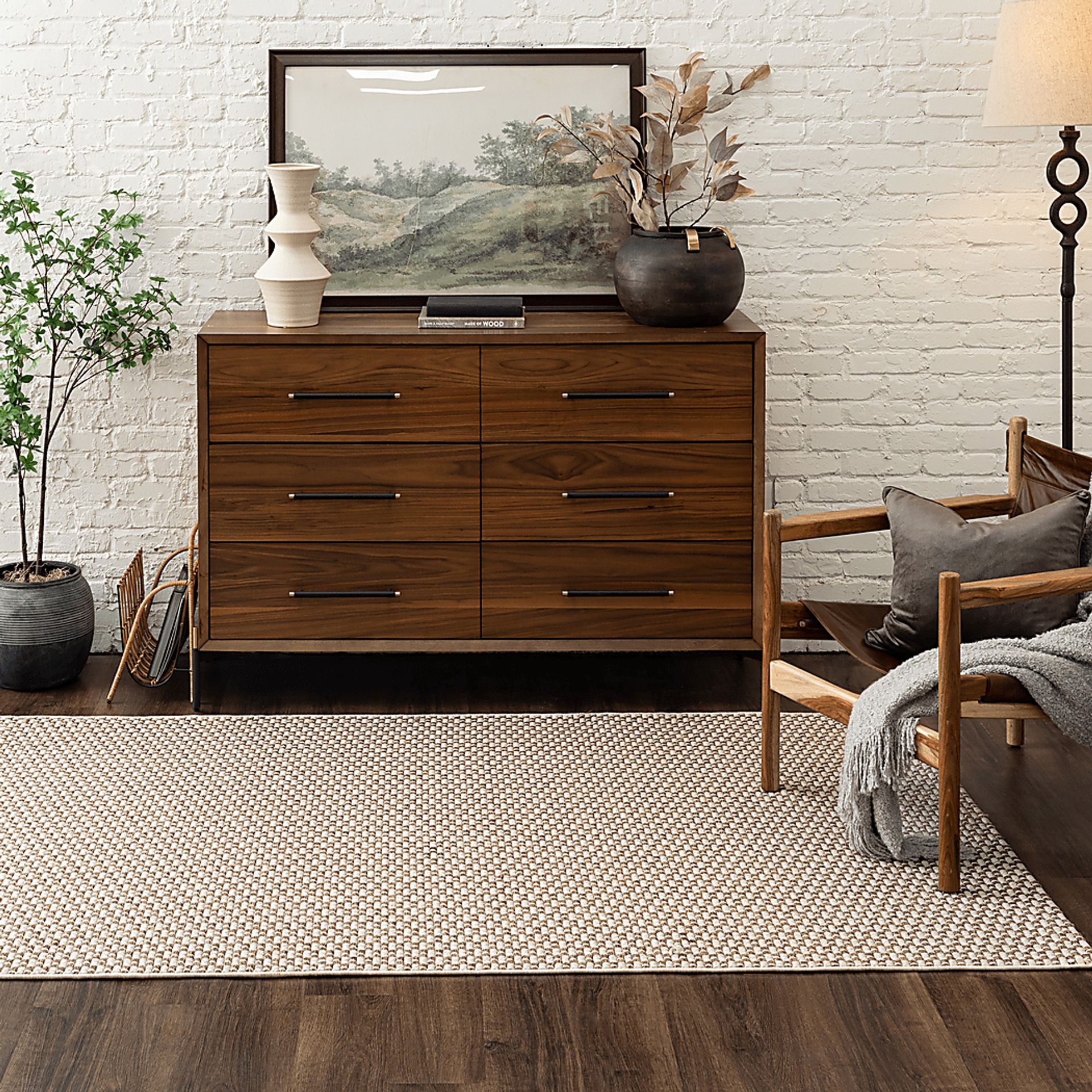 Salt Life Buxlam Bay Natural 7'10 x 10' Indoor/Outdoor Rug - Image 2