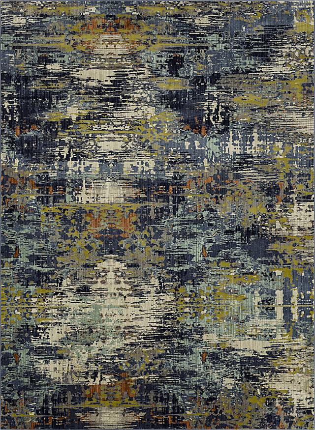 Salt Life Shores Indigo 8' x 10' Rug - Thumbnail - Image 1