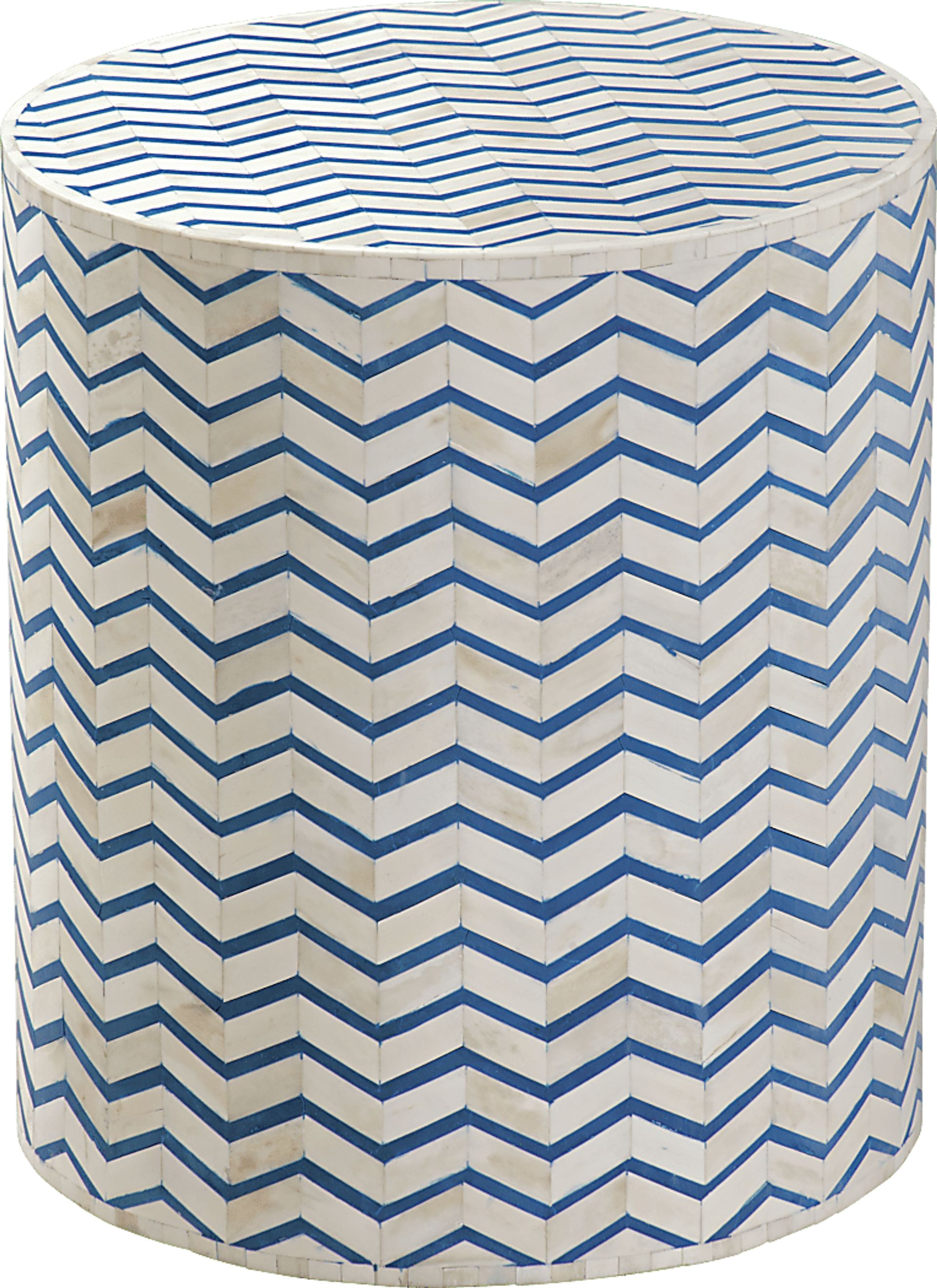 Saltonstall Blue Accent Table - Image 1
