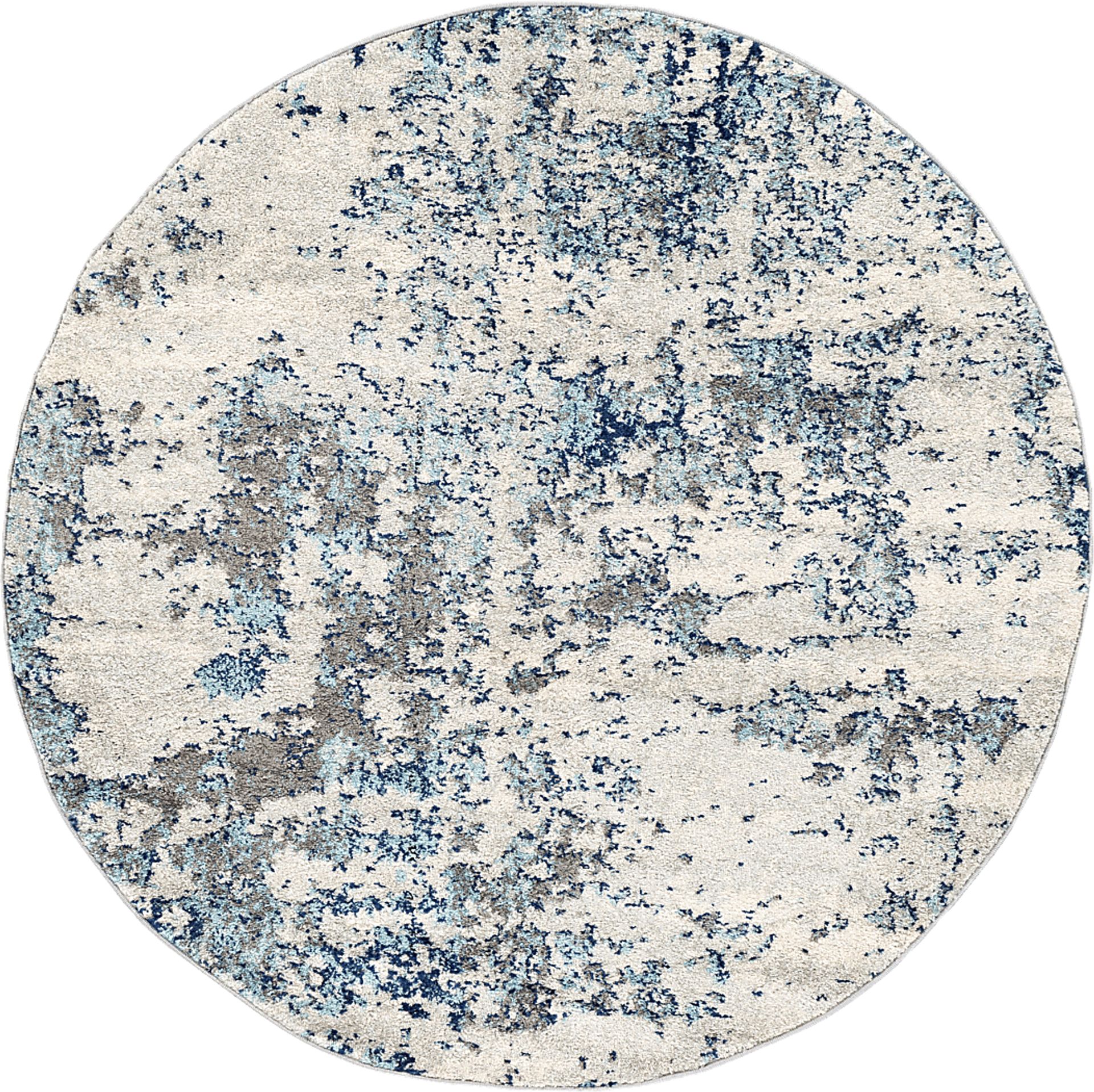 Saltwood I Blue 5'3 Round Rug - Image 1