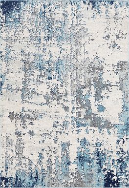 Saltwood I Blue 6'7 x 9' Rug