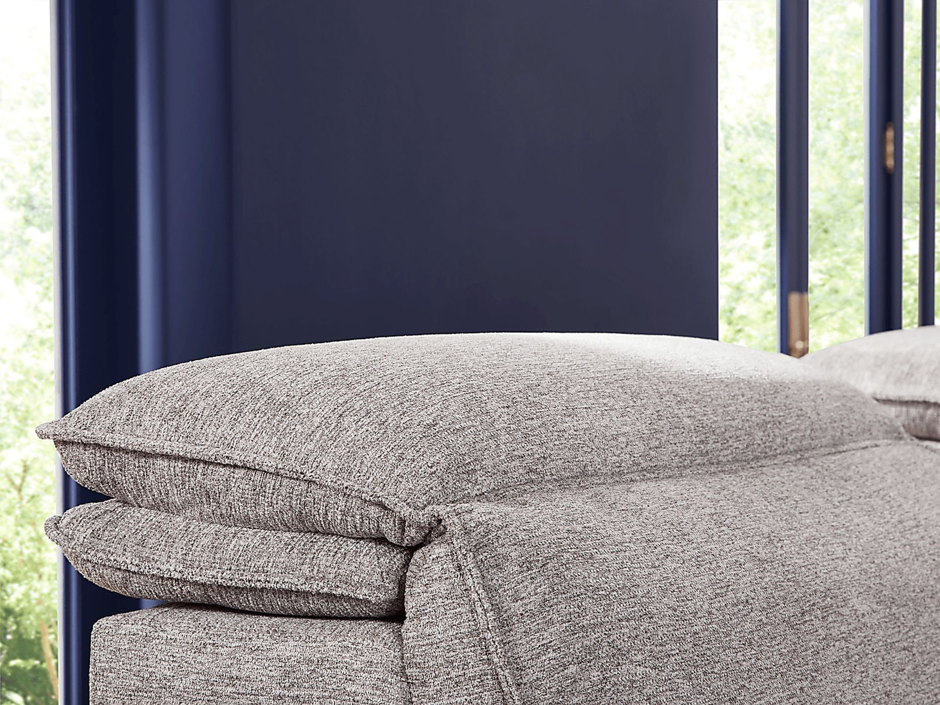Salvator Street Gray 3 Pc Dual Power Reclining Sectional - Image 6