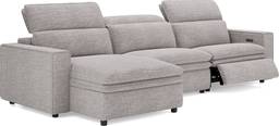 3 pc dual power reclining sectional