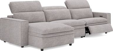 3 pc dual power reclining sectional