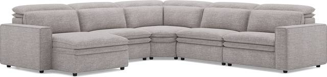 Salvator Street Gray 5 Pc Dual Power Reclining Sectional - Thumbnail - Image 3