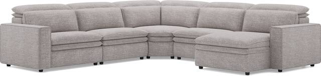 Salvator Street Gray 5 Pc Dual Power Reclining Sectional - Thumbnail - Image 3