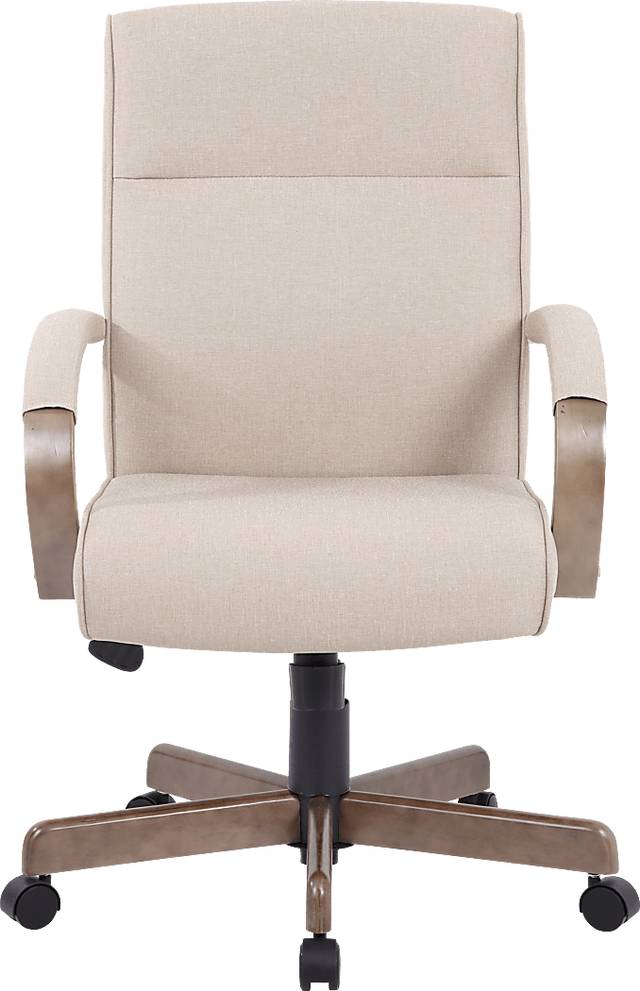 Salzedo Beige Office Chair - Thumbnail - Image 1