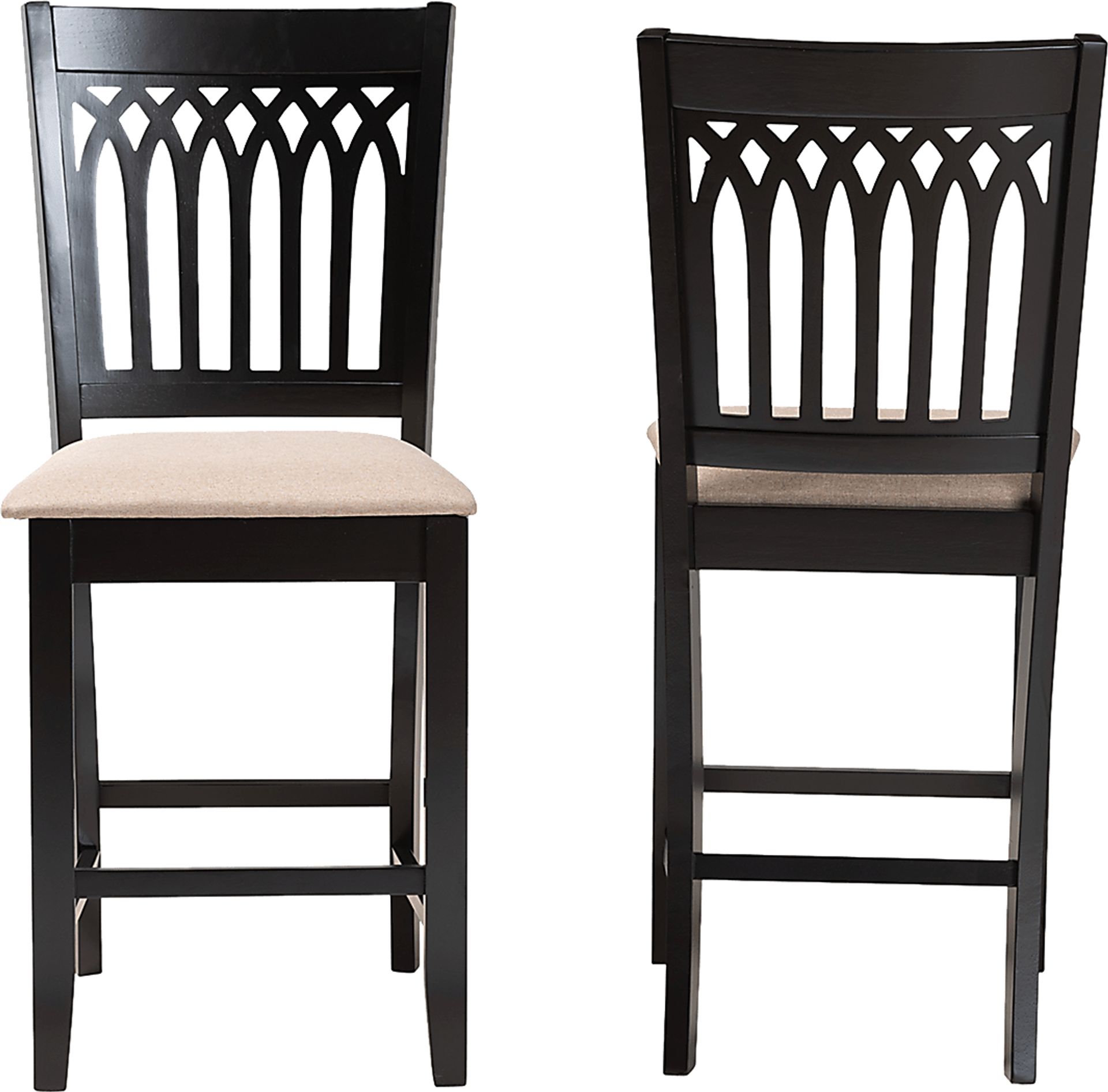 Salzedo Brown Counter Stool, Set of 2 - Image 4