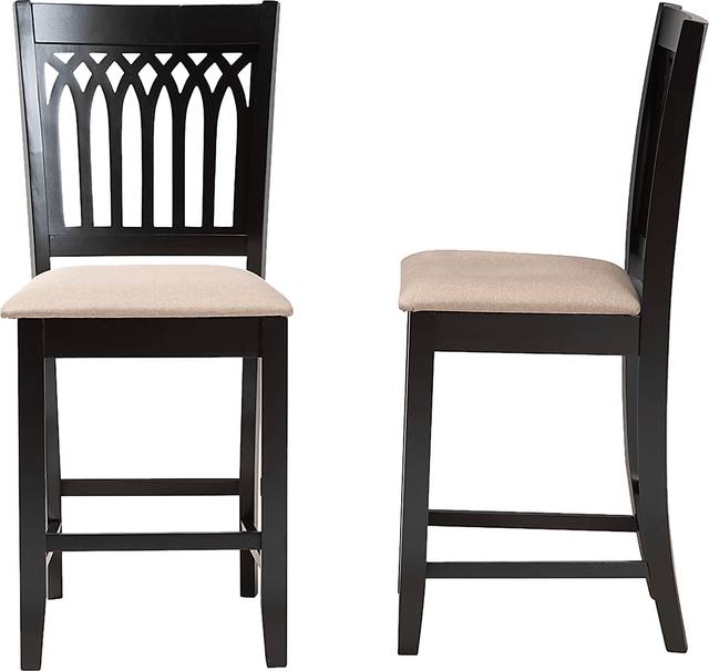 Salzedo Brown Counter Stool, Set of 2 - Thumbnail - Image 5