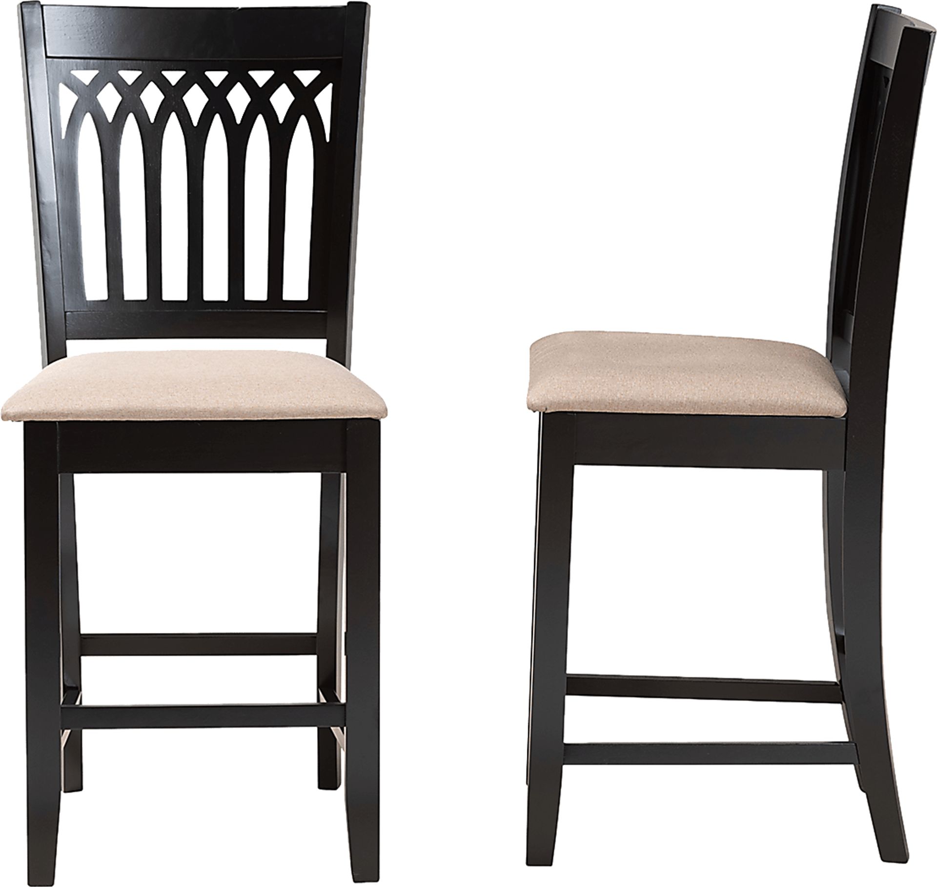 Salzedo Brown Counter Stool, Set of 2 - Image 5