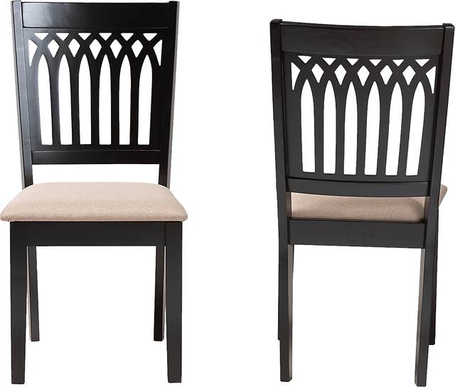 Salzedo Brown Dining Chair, Set of 2 - Thumbnail - Image 4